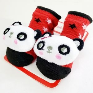 Kidgets 3-D Animal Socks Size 0-12 Month NWT Bear